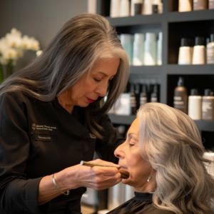 natural gray hair