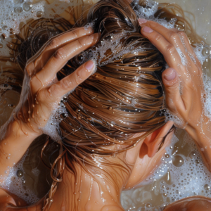 washing balayage hair